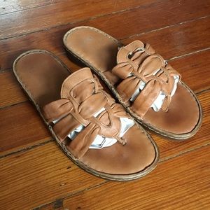 Buttery Leather Greece Italian Slip On Sandals